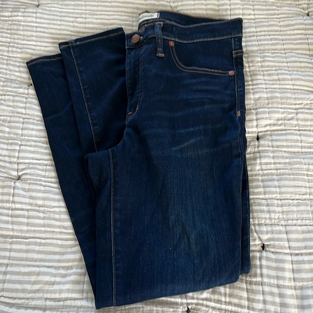 Madewell 9” high rise skinny, size 30